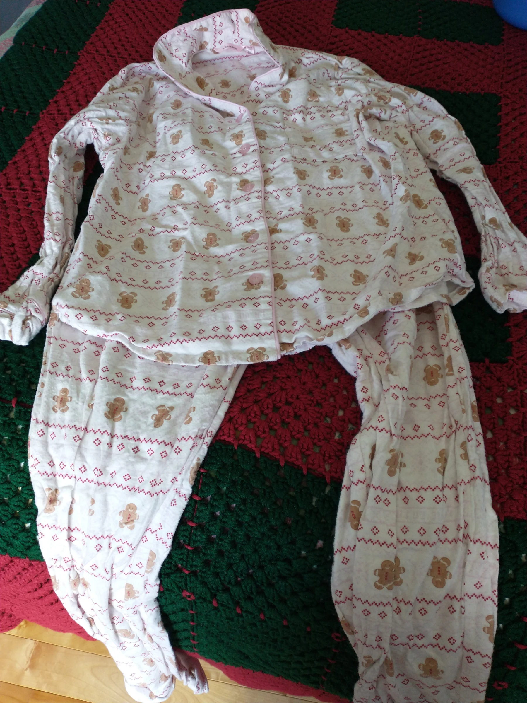 Pyjama pain d'épices en flanelle La Vie en Rose La Vie en Rose seconde main