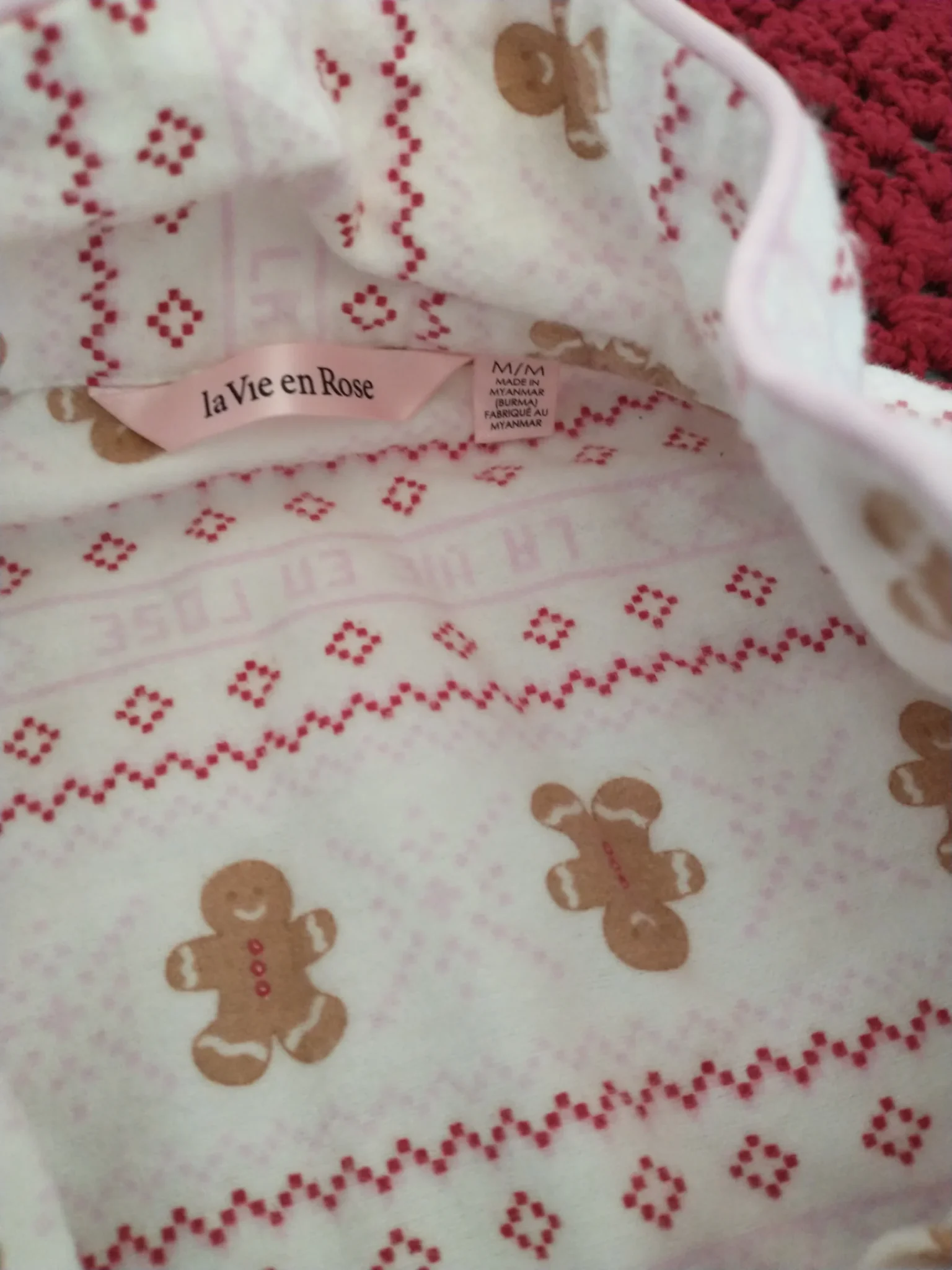 Image for Pyjama pain d'épices en flanelle La Vie en Rose