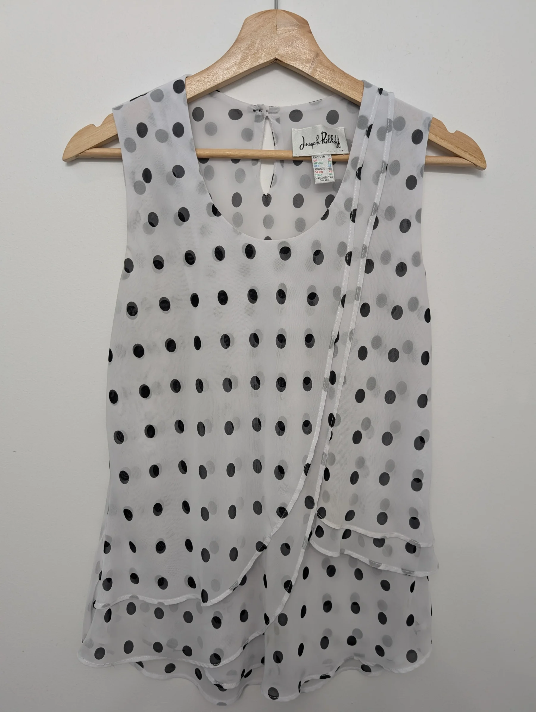 Joseph Ribkoff polka dot camisole Joseph Ribkoff seconde main