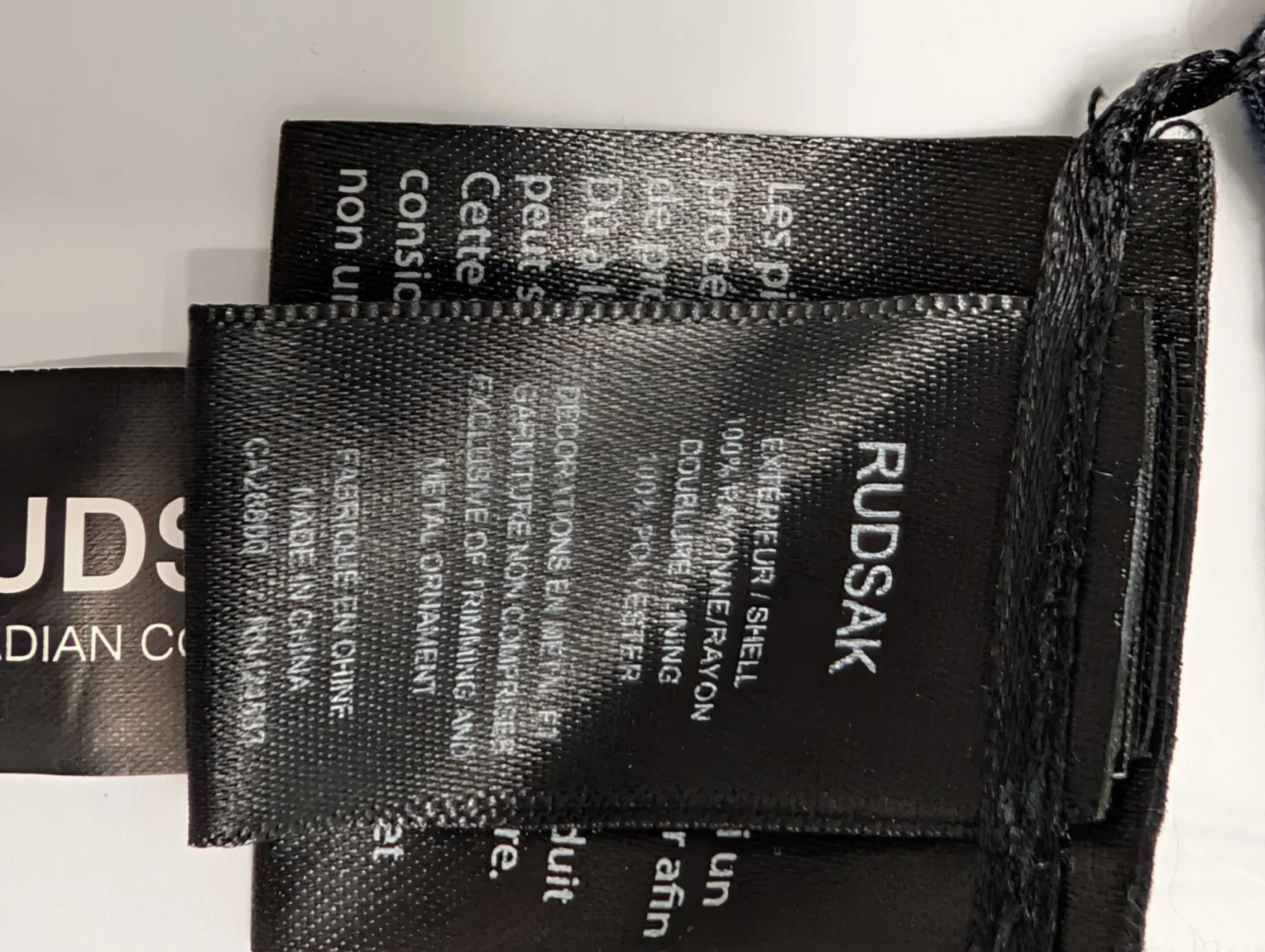 Image for Camisole de voilage marine RUDSAK