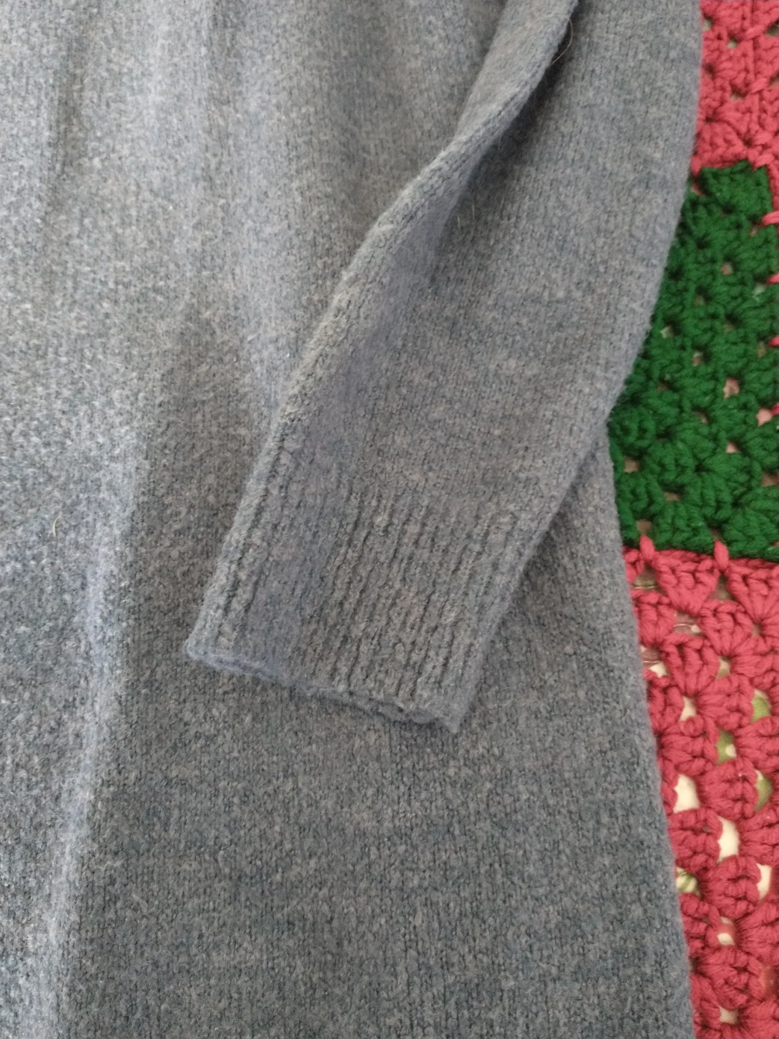 Image for Robe en laine bleue Rose Maternité