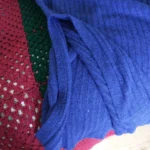 Thumbnail for Robe longue en laine bleue Womance