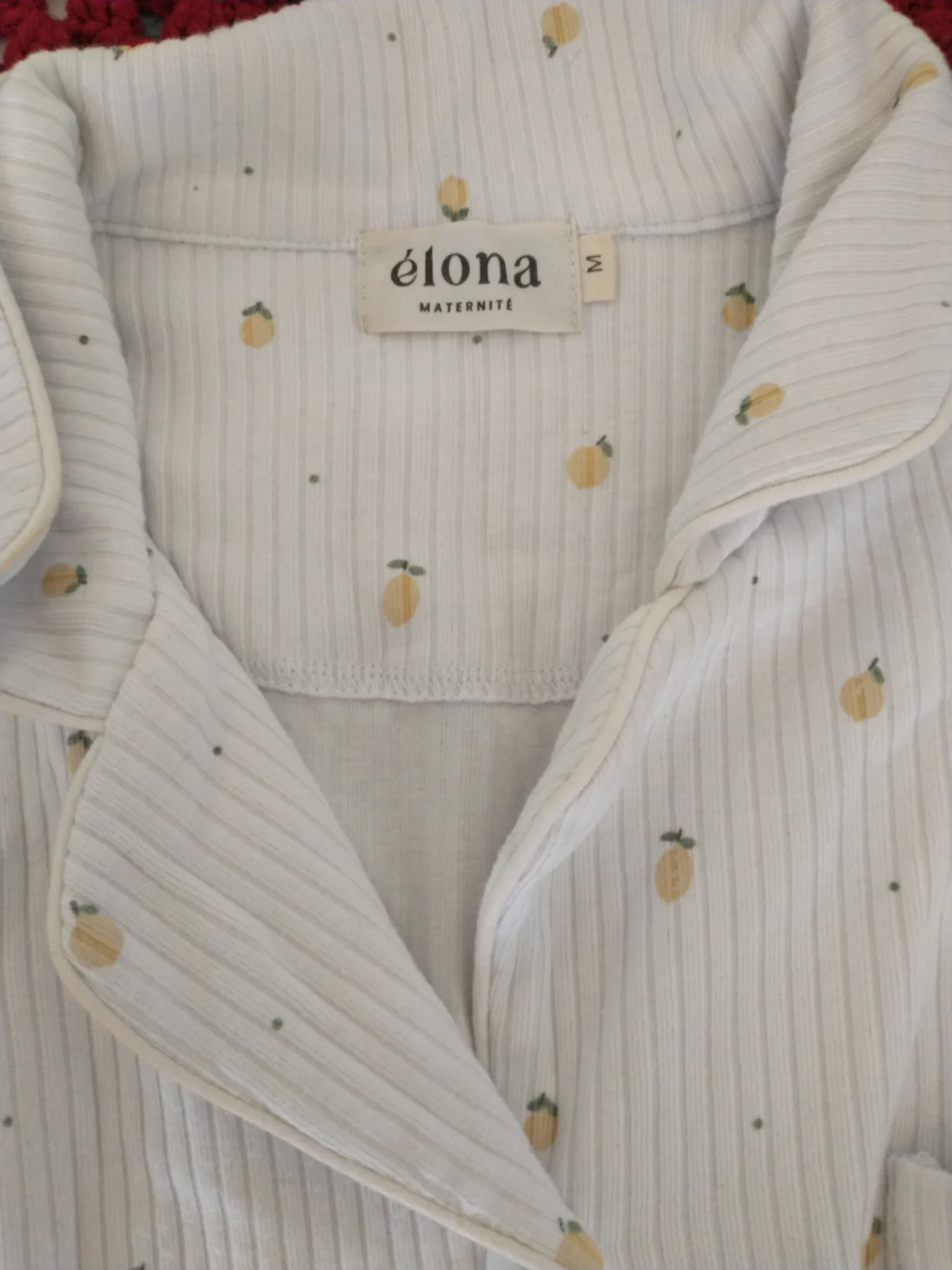 Image for Elona Maternity lemon jersey