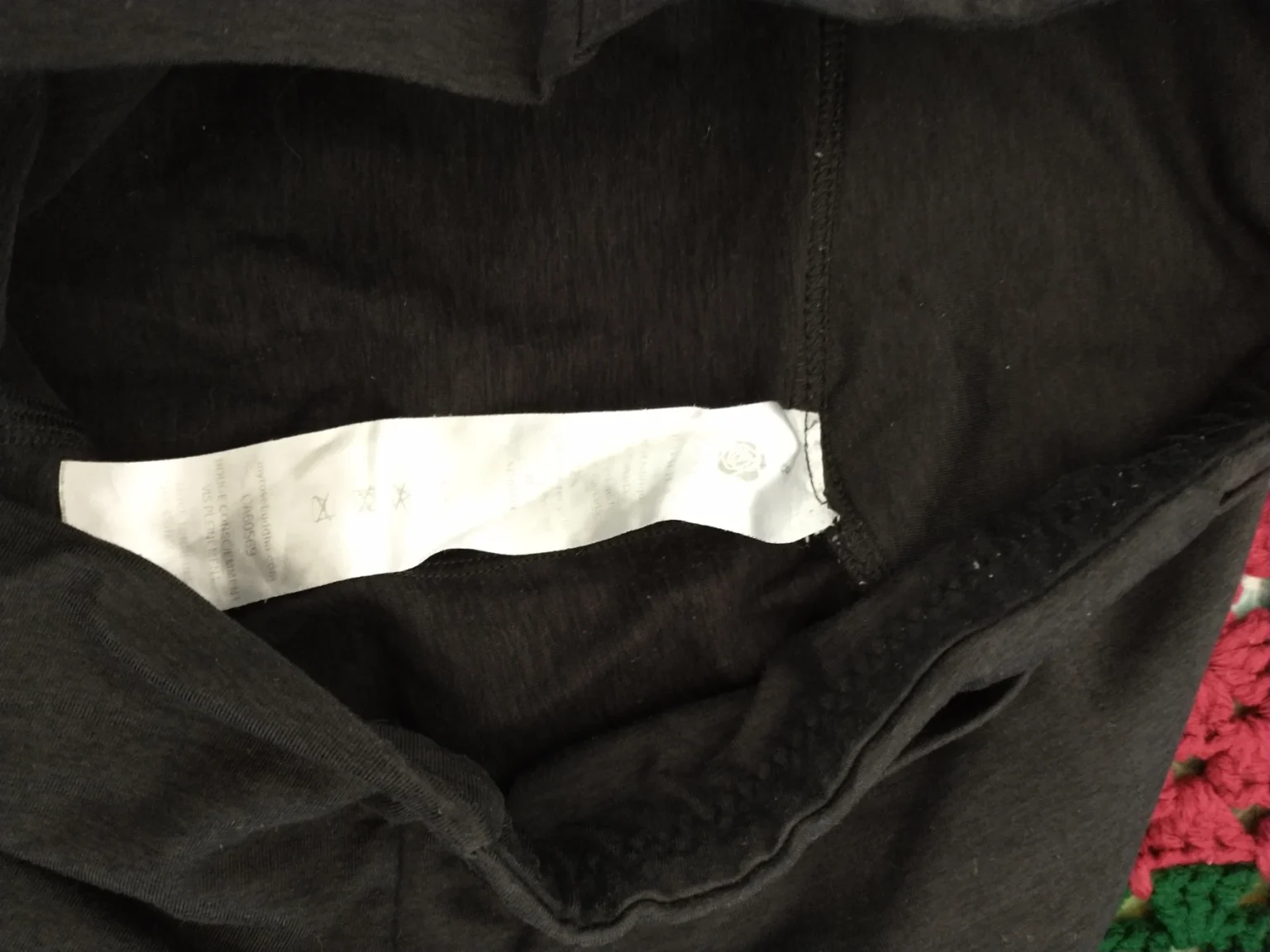 Image for Legging noir Rose Buddha