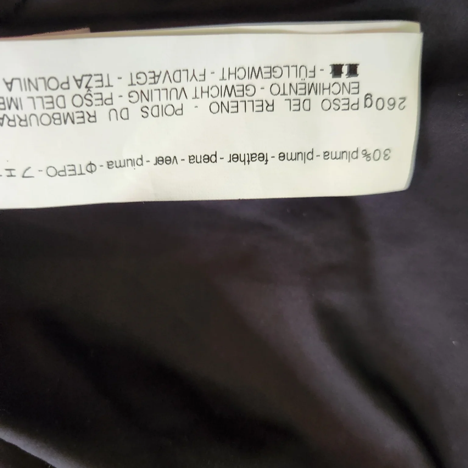 Image for Manteau d'hiver rembourré avec plumes et duvet de canard