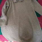 Featured thumbnail for Maternity pink wool dress