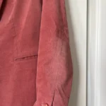 Thumbnail for Massimo Dutti women's pink velvet jacket size 38