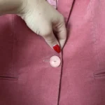 Thumbnail for Massimo Dutti women's pink velvet jacket size 38