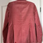 Thumbnail for Massimo Dutti women's pink velvet jacket size 38