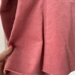 Thumbnail for Massimo Dutti women's pink velvet jacket size 38