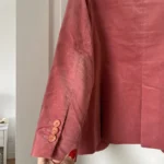 Thumbnail for Massimo Dutti women's pink velvet jacket size 38