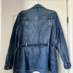 Thumbnail for Gap women's M denim jacket with gathered sleeves
