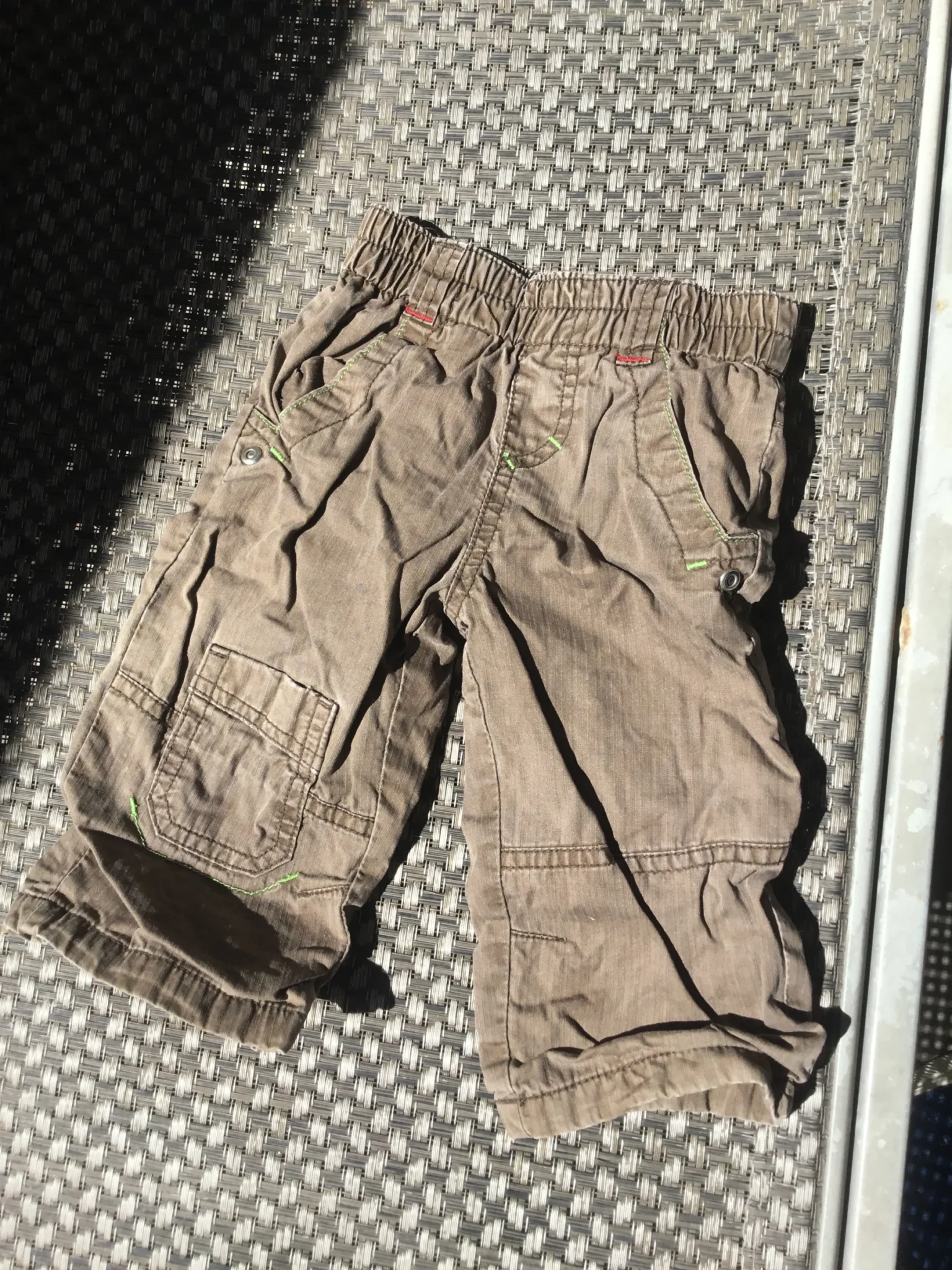 Featured image for Pantalon de coton doublé, 12 mois fais petit