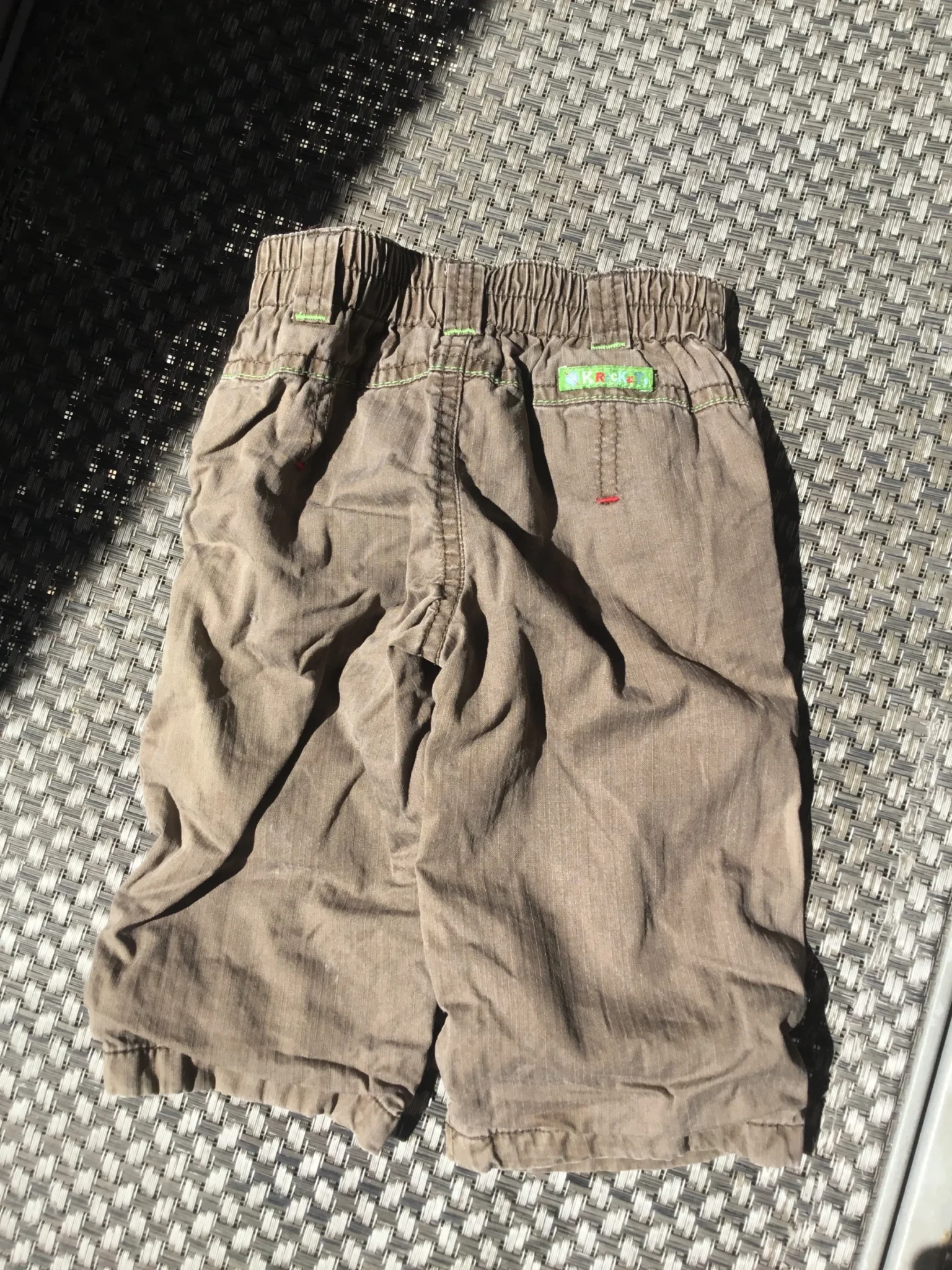 Image for Pantalon de coton doublé, 12 mois fais petit