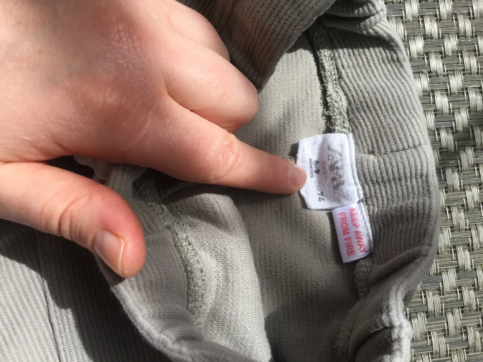 Image for Pantalon Zara 6 - 9 mois, vrai cordon!
