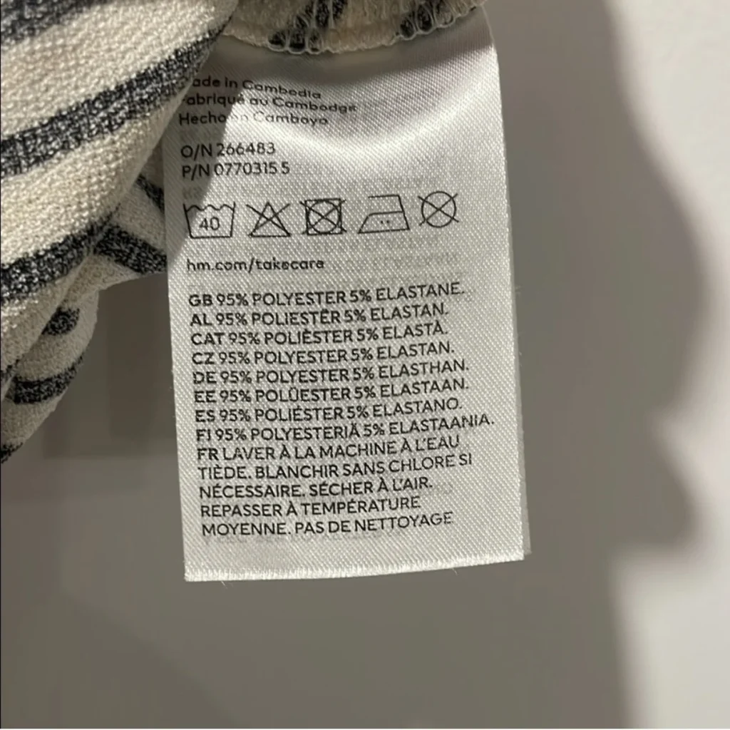 Image for T-shirt à rayures H&M