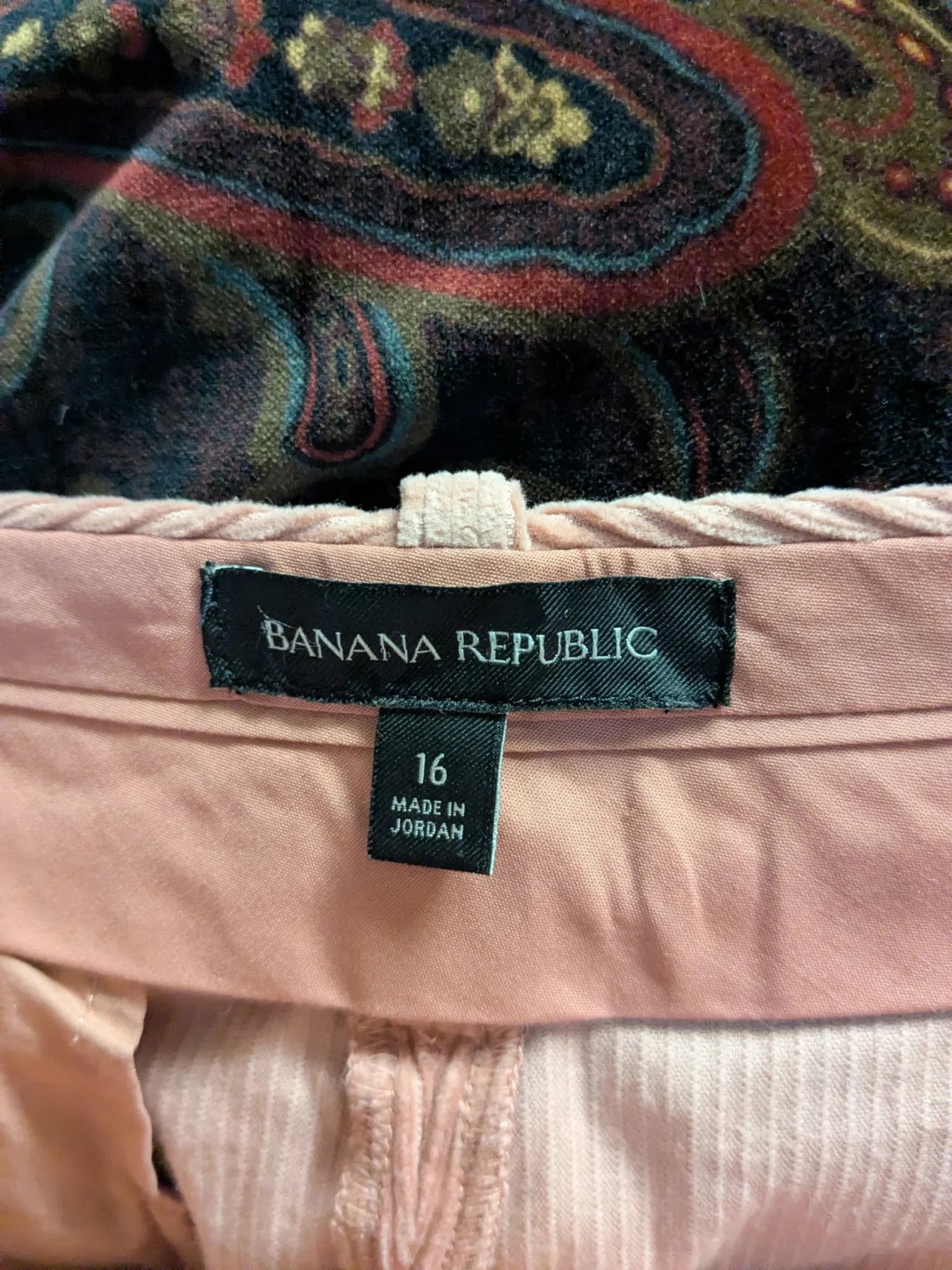 Image for Corduroy wide leg, high waist