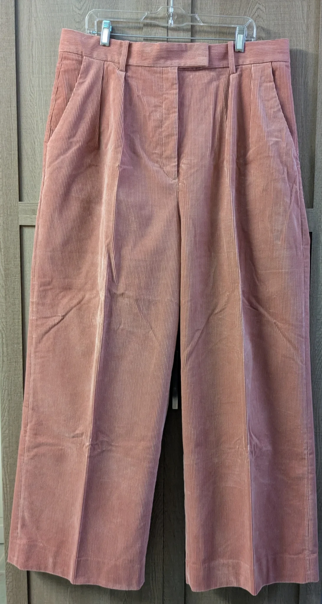Image for Corduroy wide leg, high waist