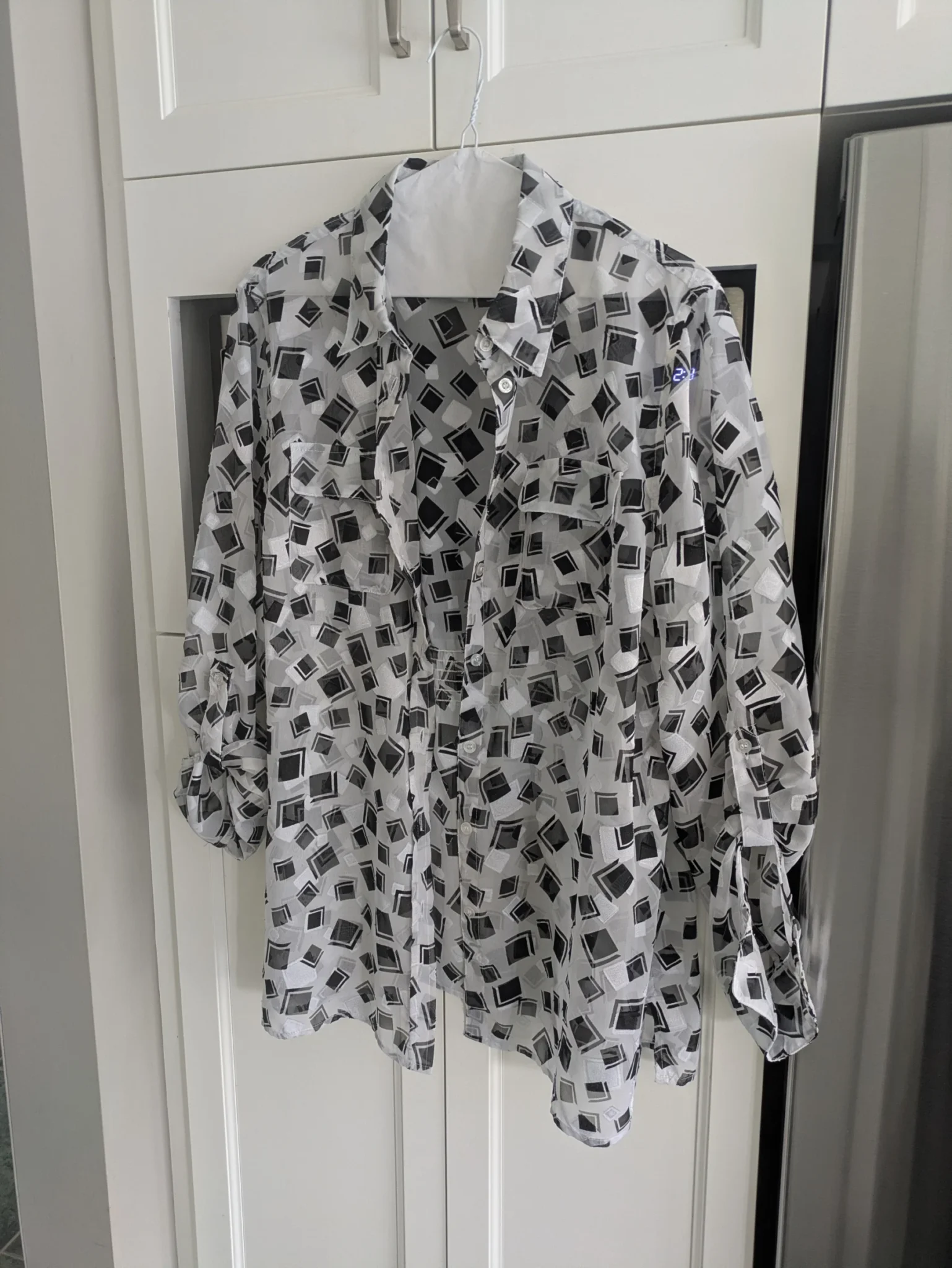 Featured image for Blouse semi transparente