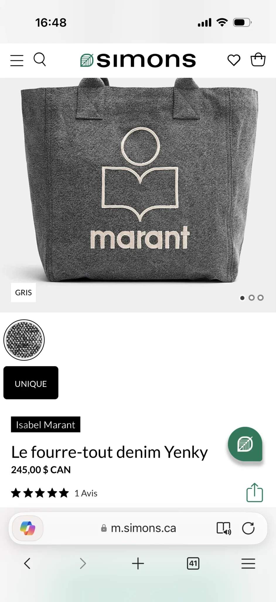 Image for Sac Isabel Marant