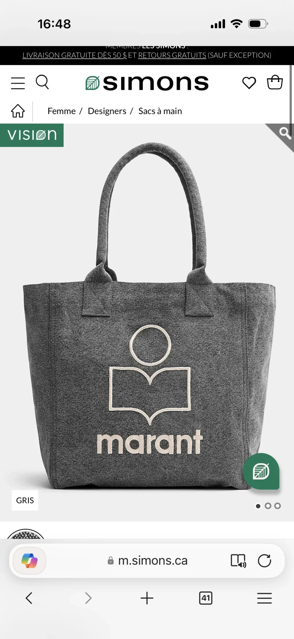 Image for Sac Isabel Marant