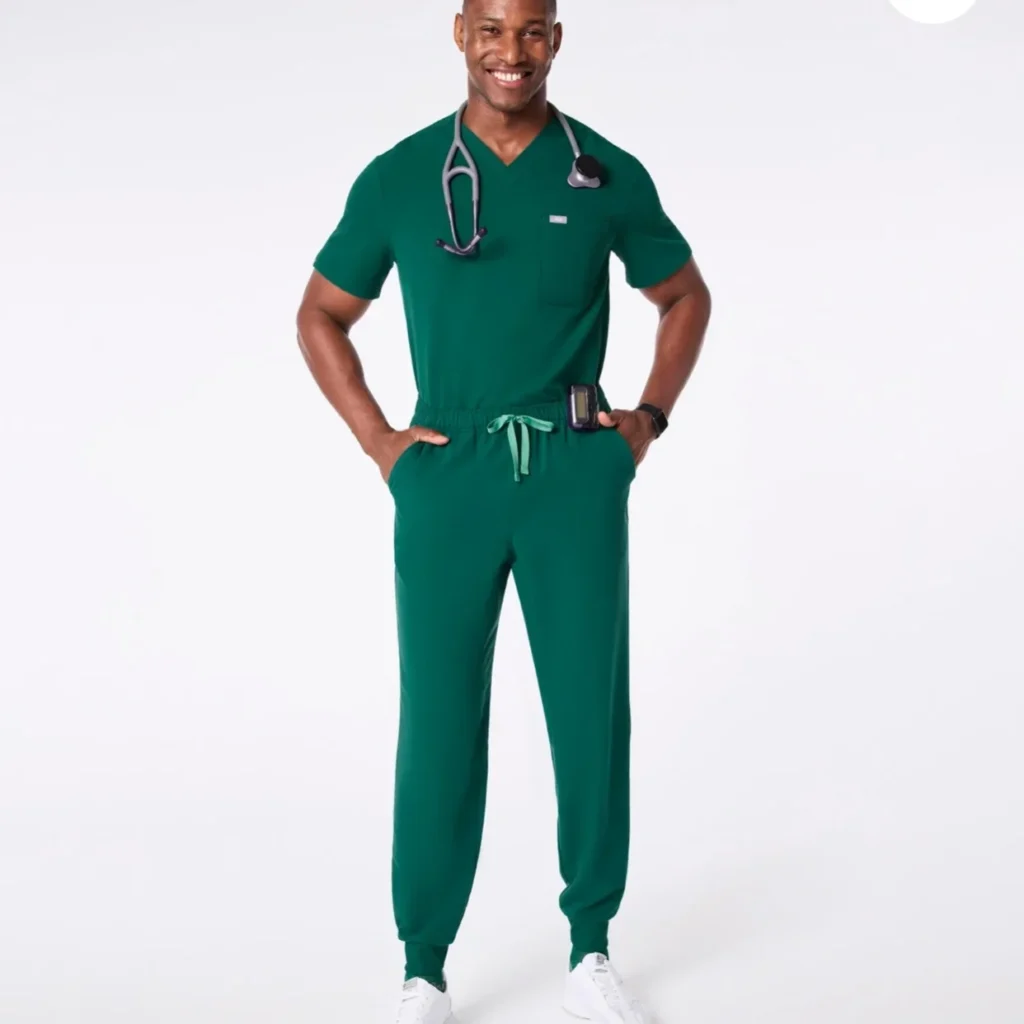Image for Ensemble scrubs Figs Hunter Green