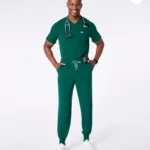 Thumbnail for Ensemble scrubs Figs Hunter Green