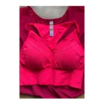 Thumbnail for Lolë pink sports set - top + sports bra size S/M gym yoga training