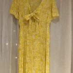 Featured thumbnail for Robe soleil motif floral à noeud - Twik - Taille L 🌻