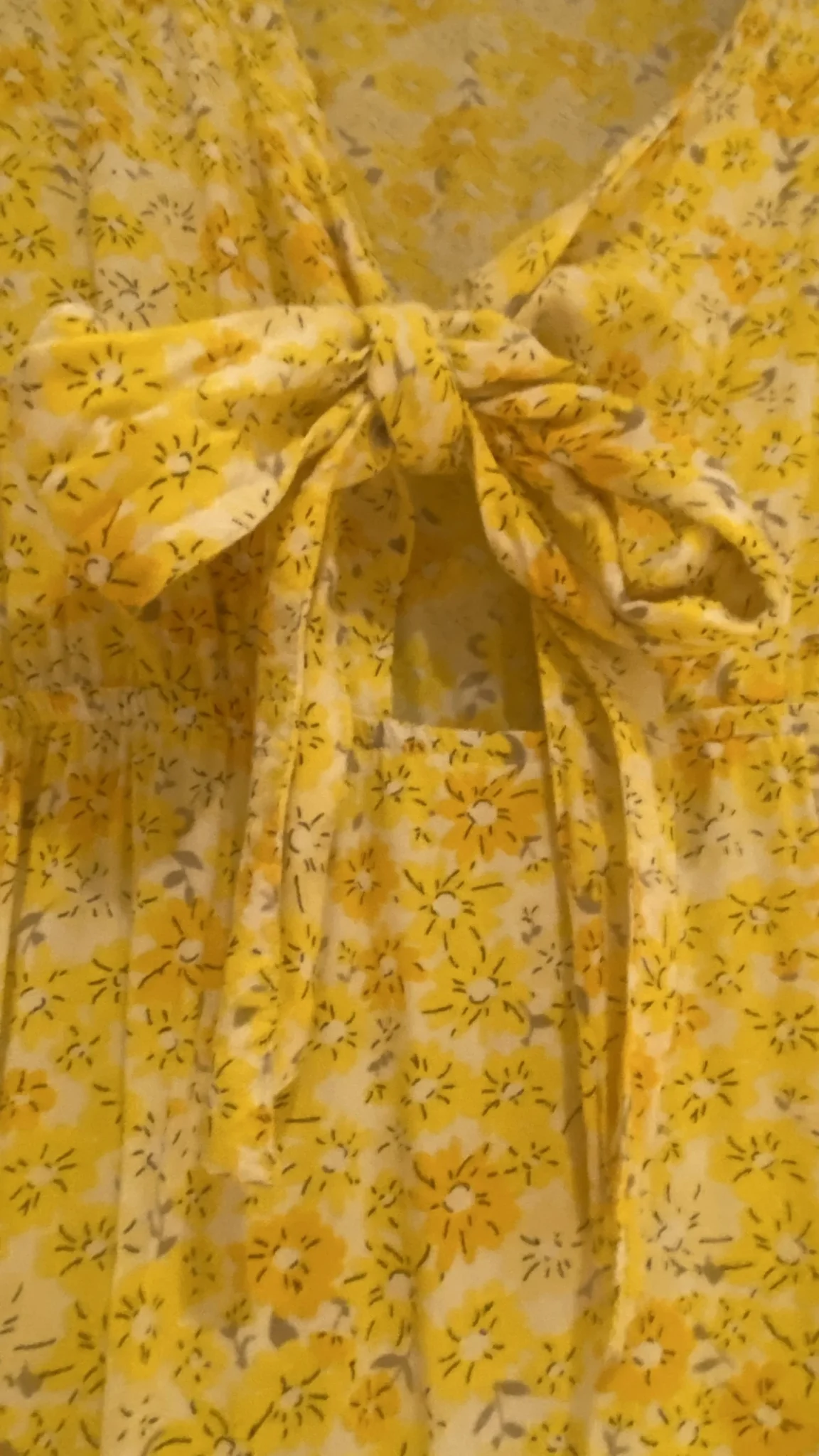 Image for Robe soleil motif floral à noeud - Twik - Taille L 🌻