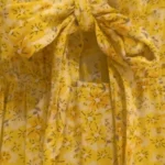 Thumbnail for Robe soleil motif floral à noeud - Twik - Taille L 🌻