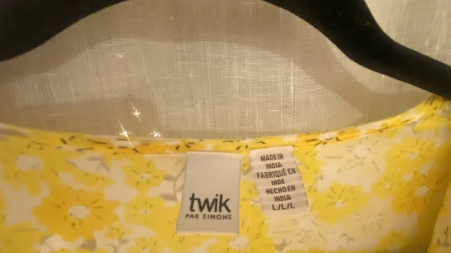 Image for Robe soleil motif floral à noeud - Twik - Taille L 🌻