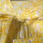 Thumbnail for Robe soleil motif floral à noeud - Twik - Taille L 🌻