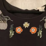 Thumbnail for Robe à broderies et sequins Yumi - Taille 10