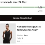 Thumbnail for Lululemon black camisole