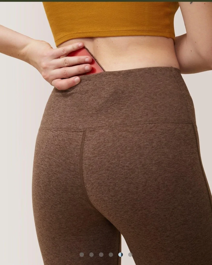 Image for Rose Boréal flared leg legging