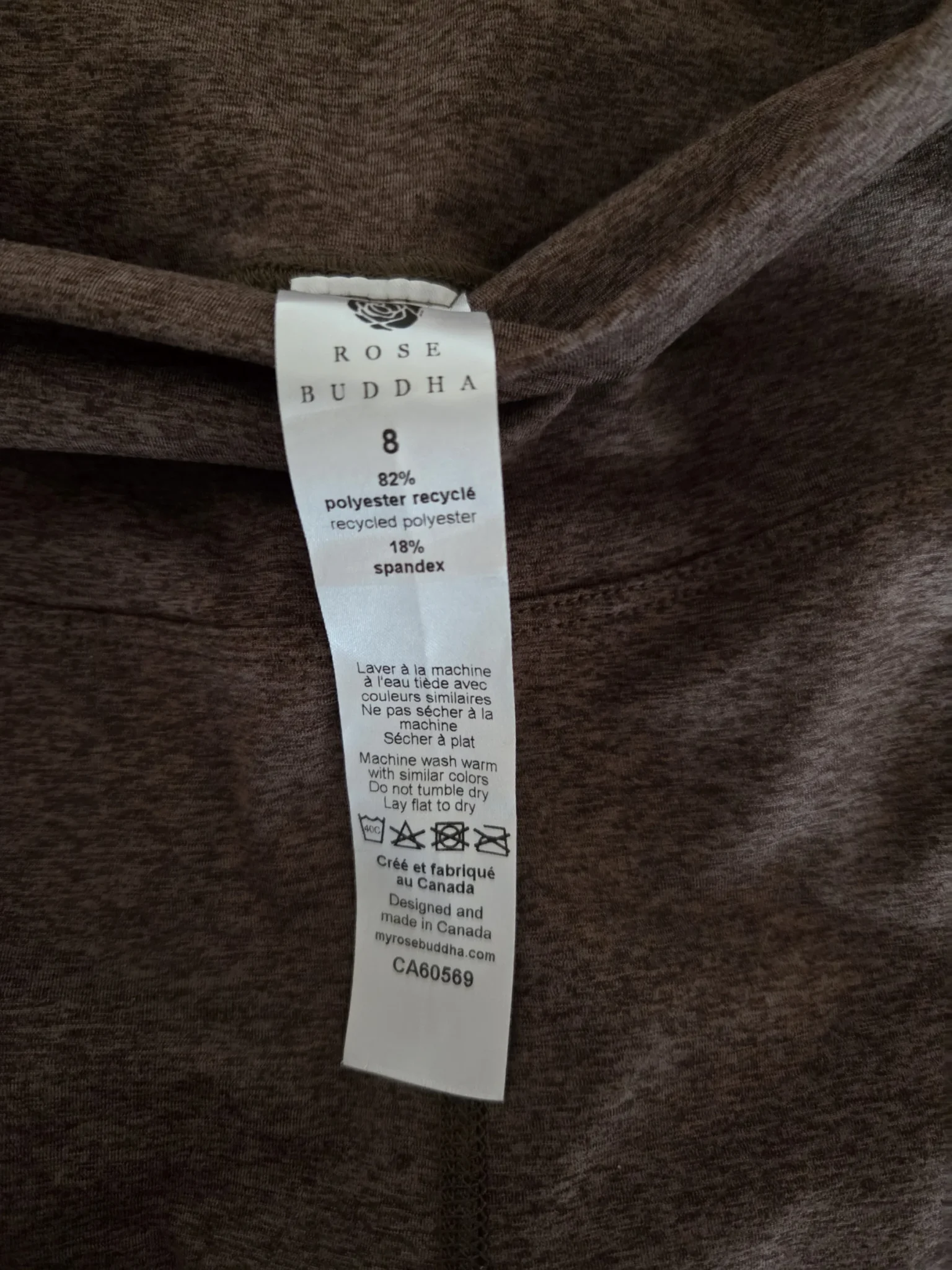 Image for Rose Boréal flared leg legging