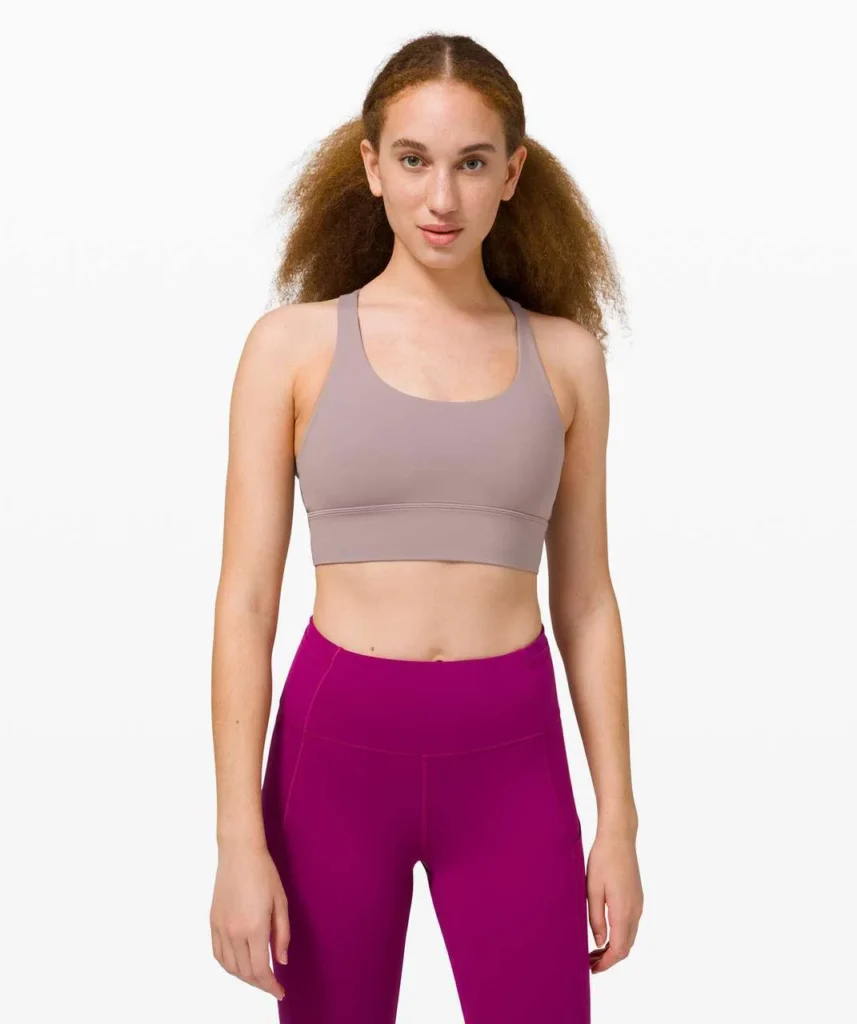 Featured image for Soutien-gorge lululemon Energy Bra Long Line - Violet Verbena - Taille 12