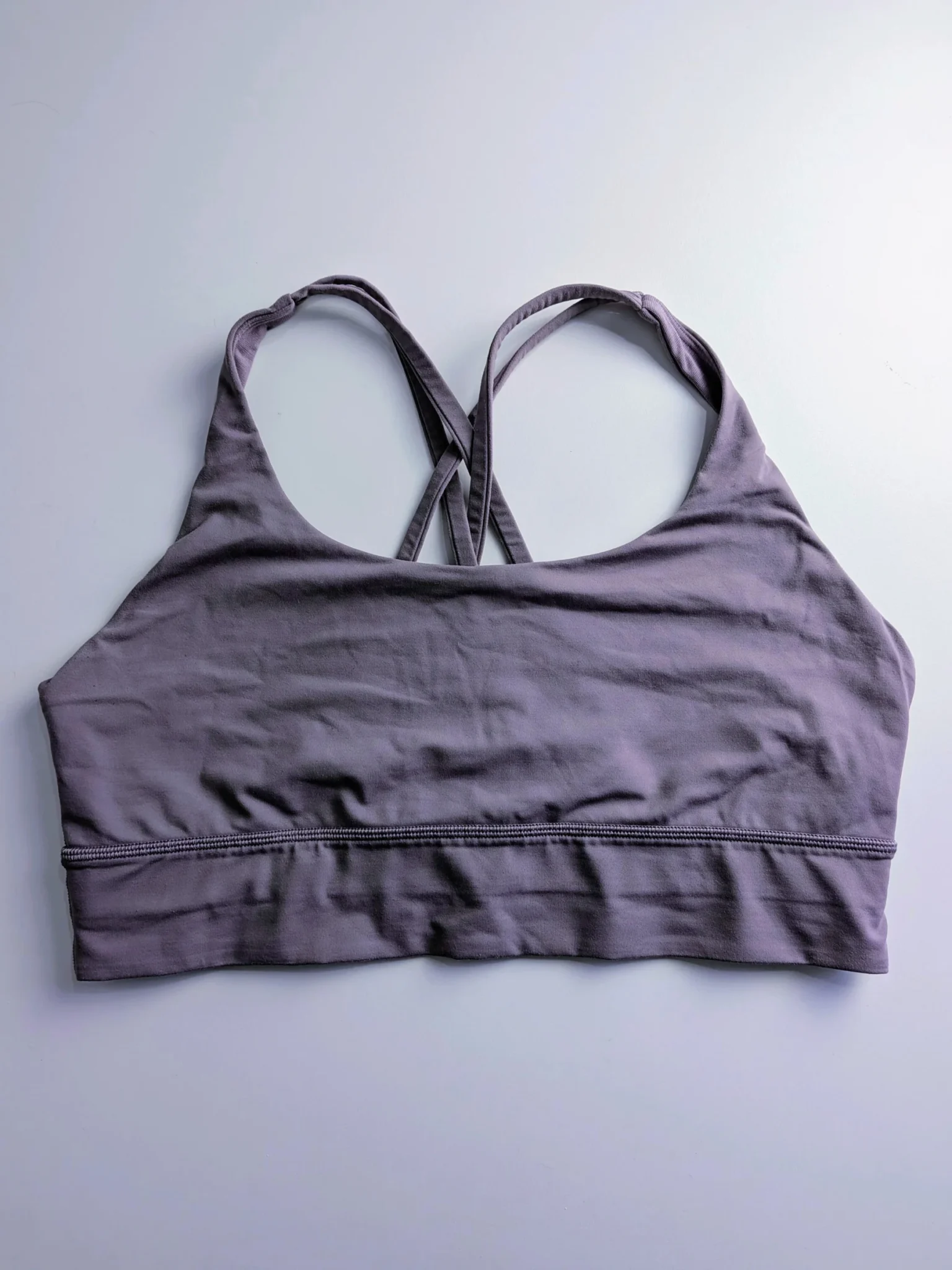 Image for Lululemon Energy Bra Long Line - Violet Verbena - Size 12