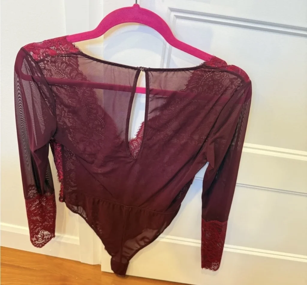 Image for La Senza Red lace bodysuit