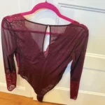 Thumbnail for La Senza Red lace bodysuit