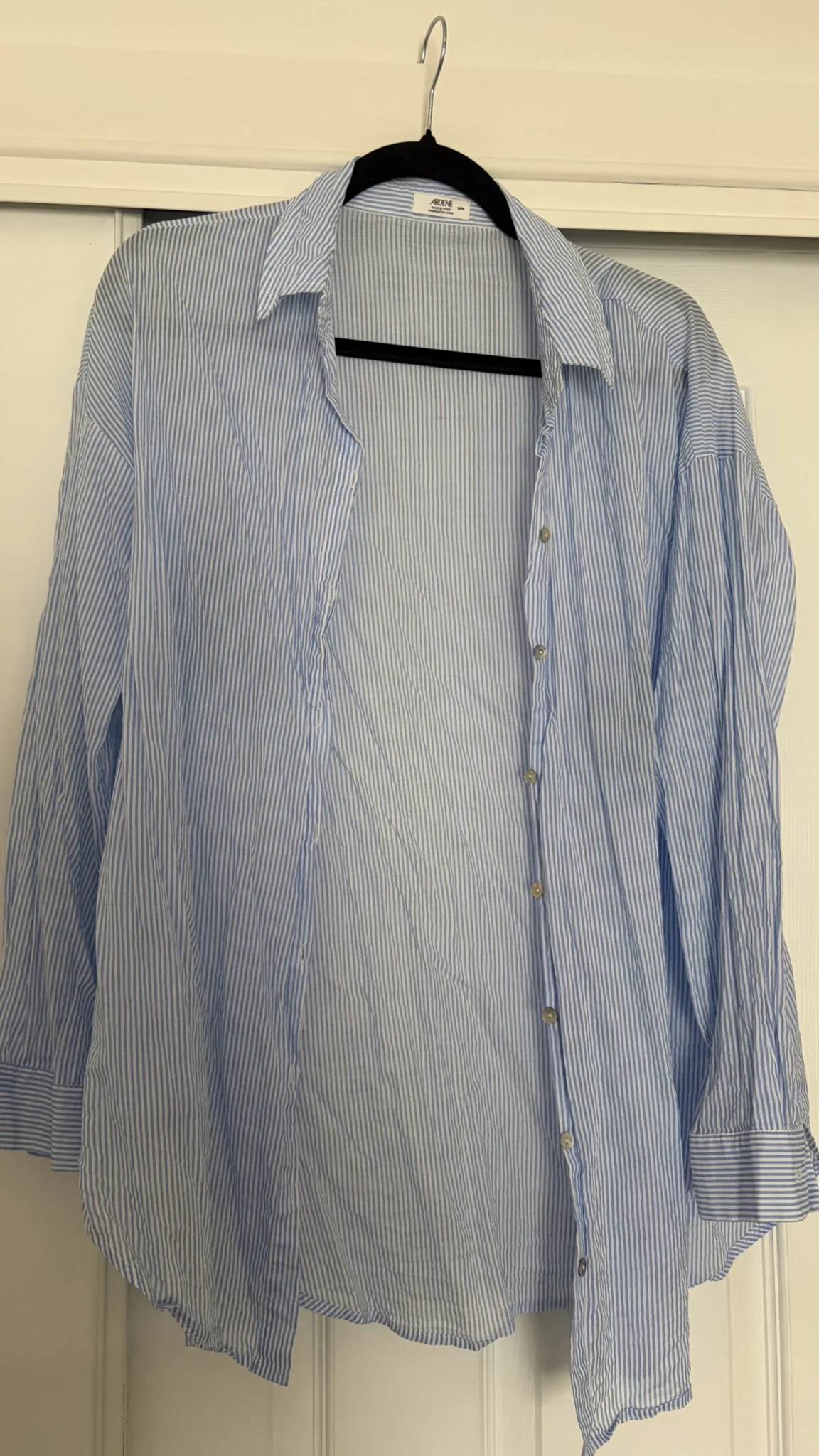 Image for Chemise rayée bleu et blanche