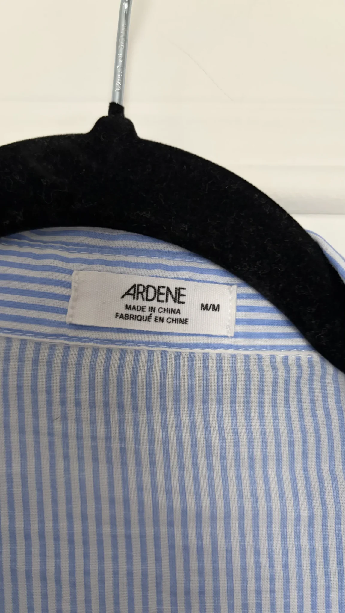 Image for Chemise rayée bleu et blanche