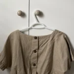Thumbnail for Haut crop beige