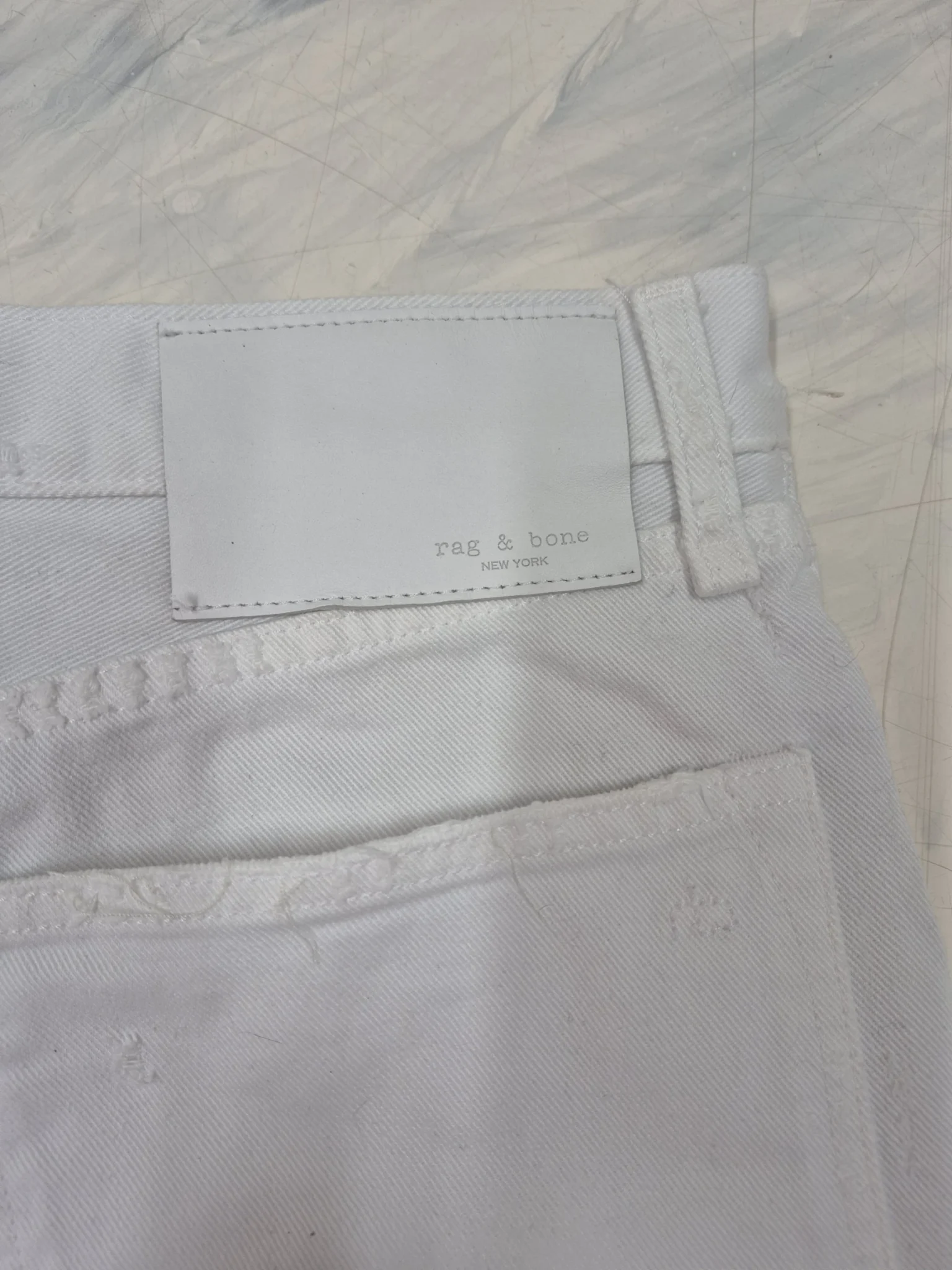 Image for Short jeans blanc Rag & Bone