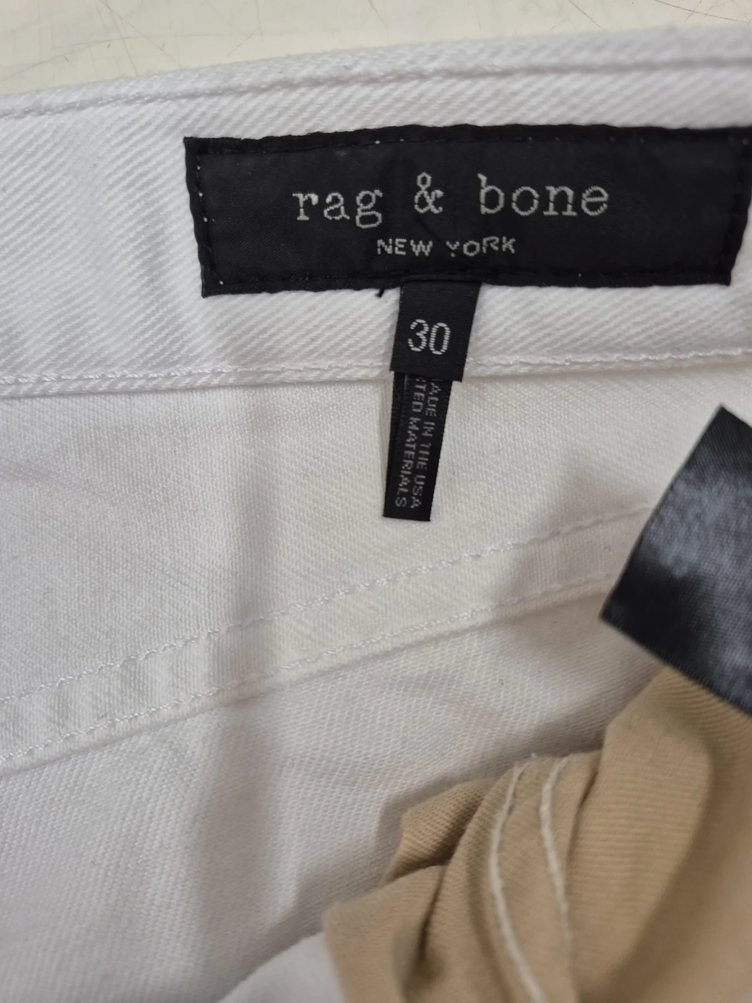 Image for Short jeans blanc Rag & Bone