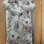 Thumbnail for Robe d’été fleurie crème