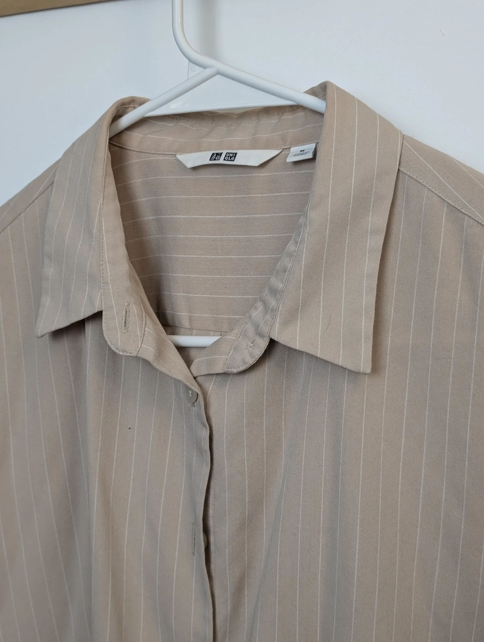 Image for 🤎 Chemise beige Uniqlo