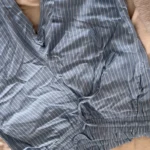 Thumbnail for Pantalons bleu rayé blanc