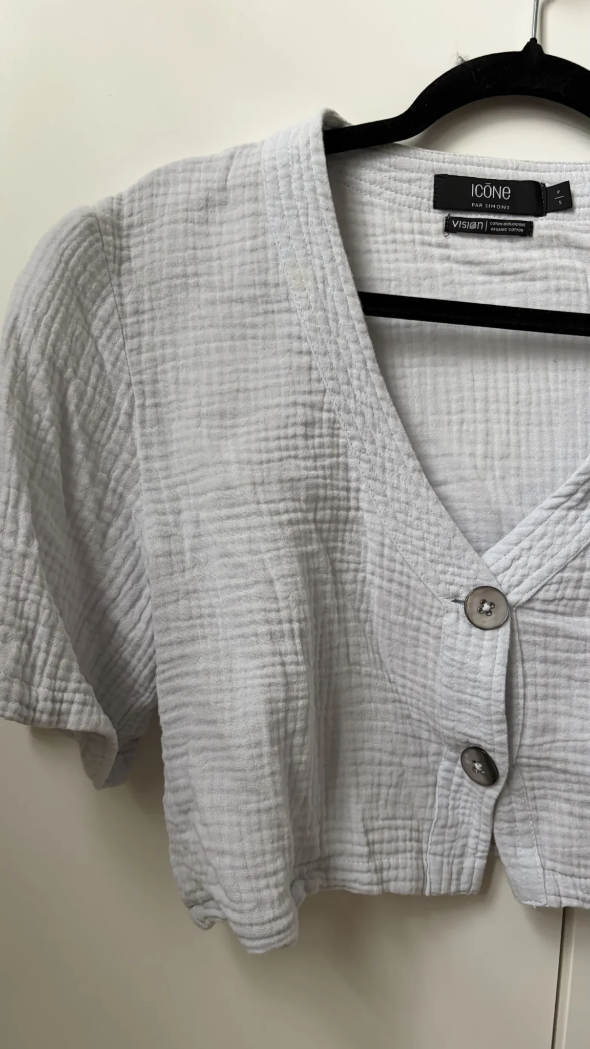 Image for Chemise crop gaz
